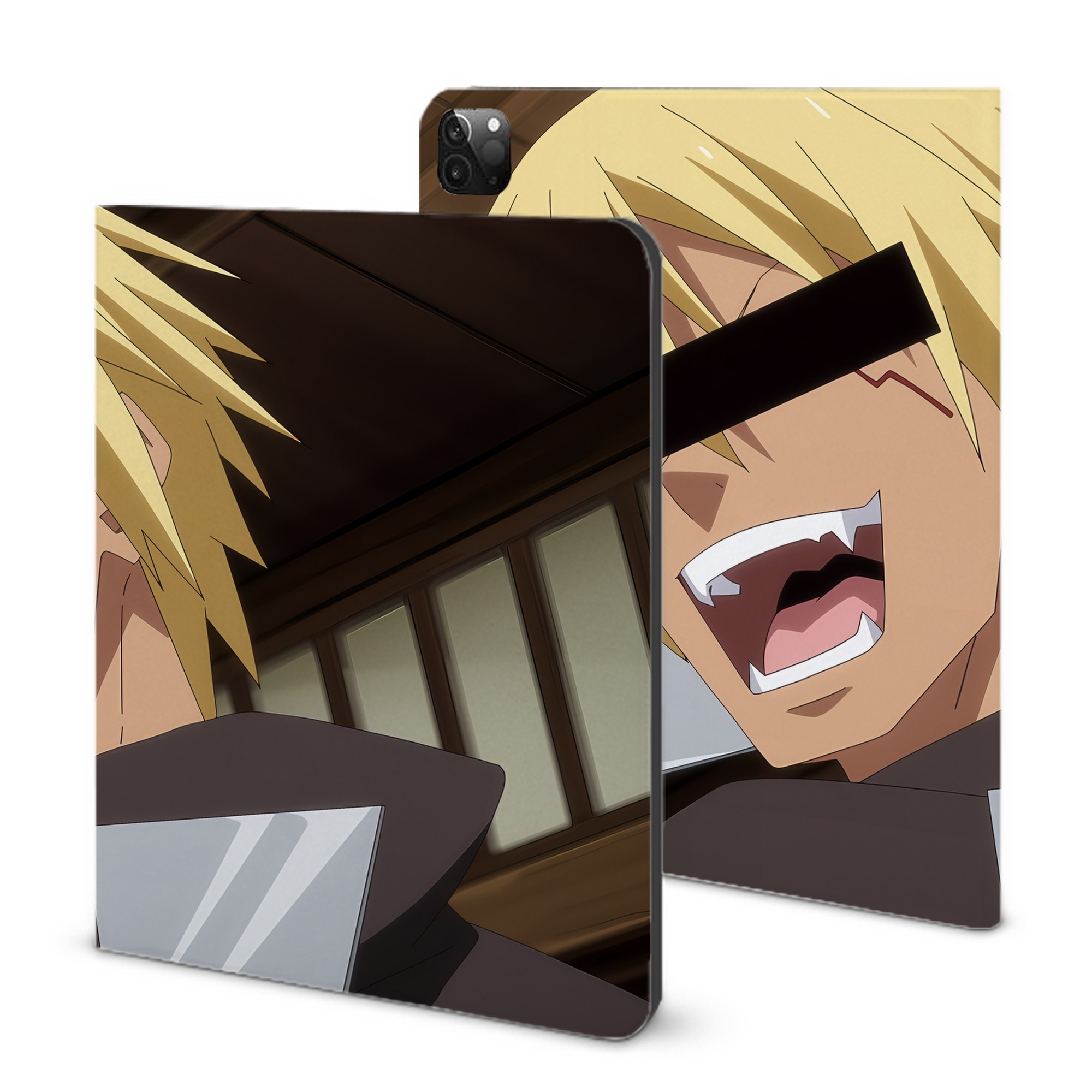 （画像用） 転スラ Regarding Reincarnated to Slime IPadケース ペンホルダー付き ブックスタイルデザイン